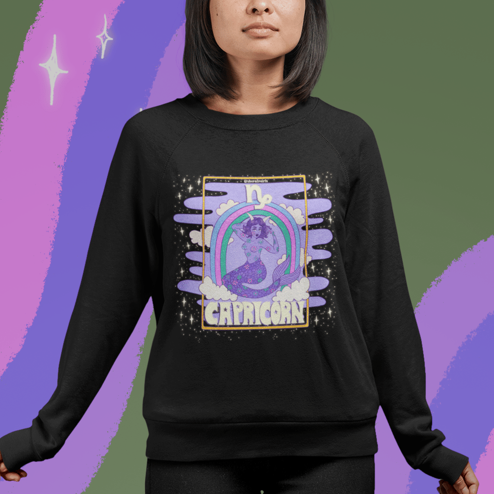 Image of CAPRICORN PULP ASTROLOGY SWEATSHIRT