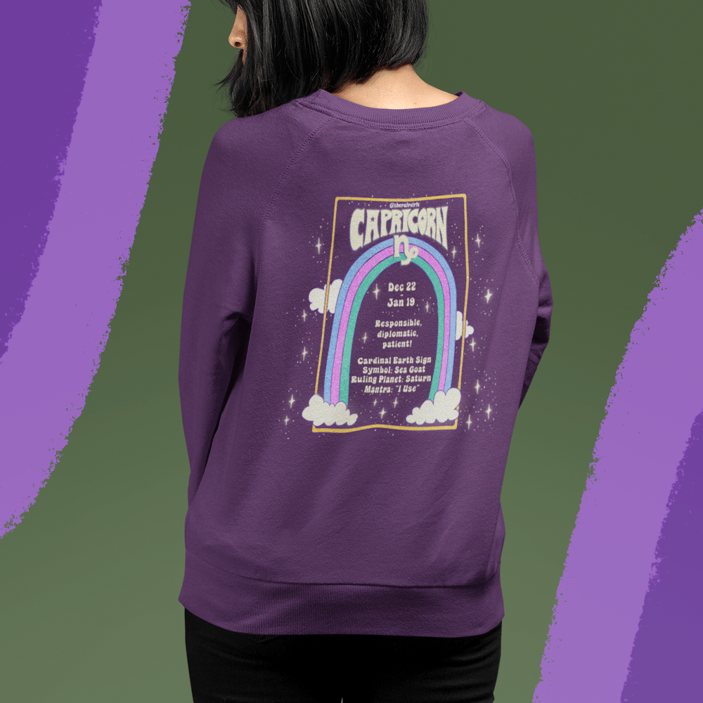 Image of CAPRICORN PULP ASTROLOGY SWEATSHIRT