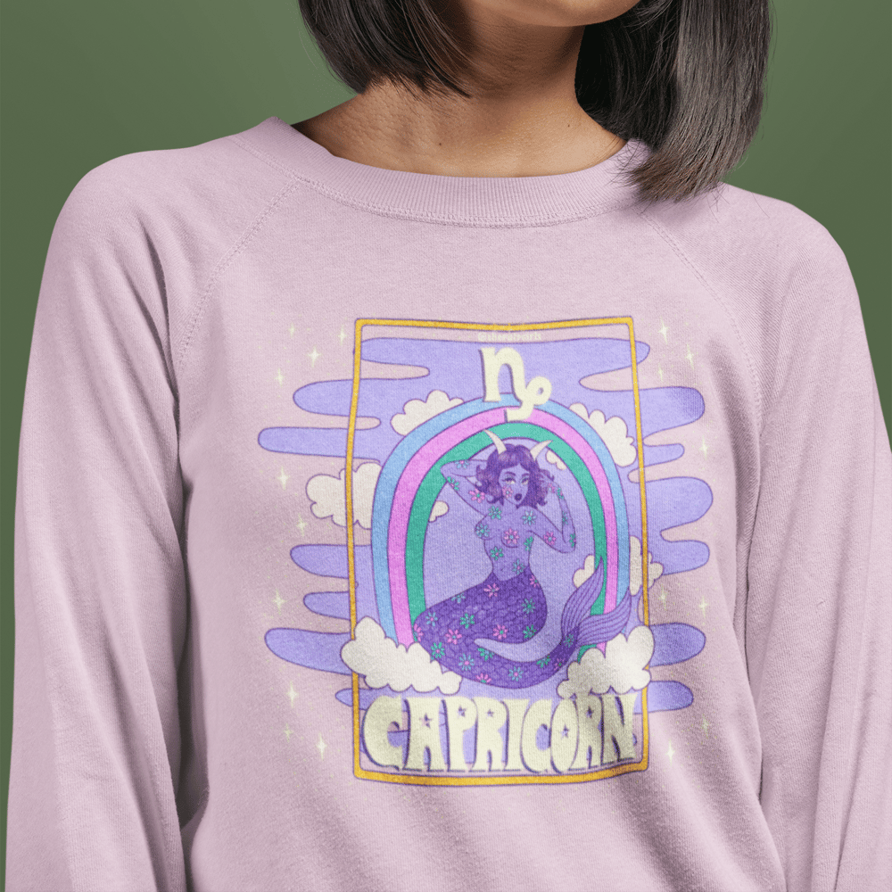 Image of CAPRICORN PULP ASTROLOGY SWEATSHIRT