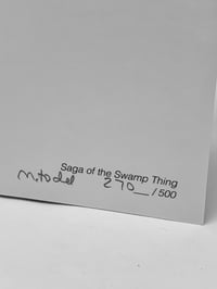 Image 3 of (Mark Todd) Saga of the Swamp Thing with Gold Foil