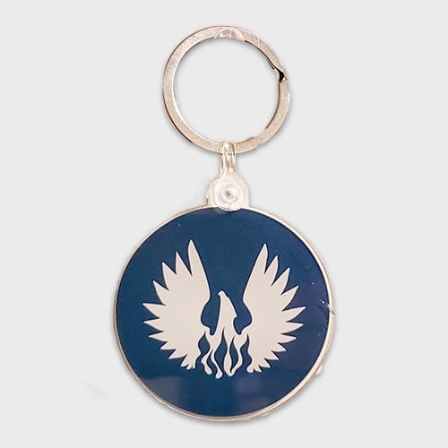 Phoenix Spirit Logo Keychain