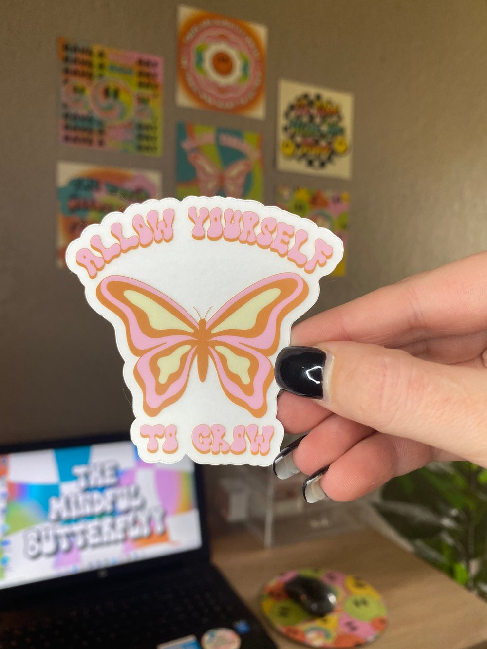 ALLOW YOURSELF TO GROW STICKER