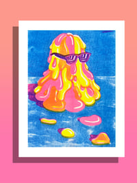 Image 1 of "Busted" RISO Print