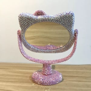 Image of Bedazzled Hello Kitty Mirror