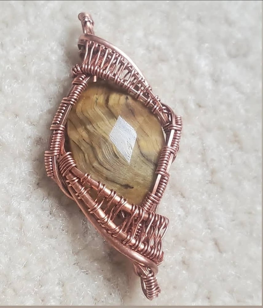 Image of Tigers eye pendant 