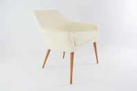 Image 1 of Coquille bouclette piètement bois