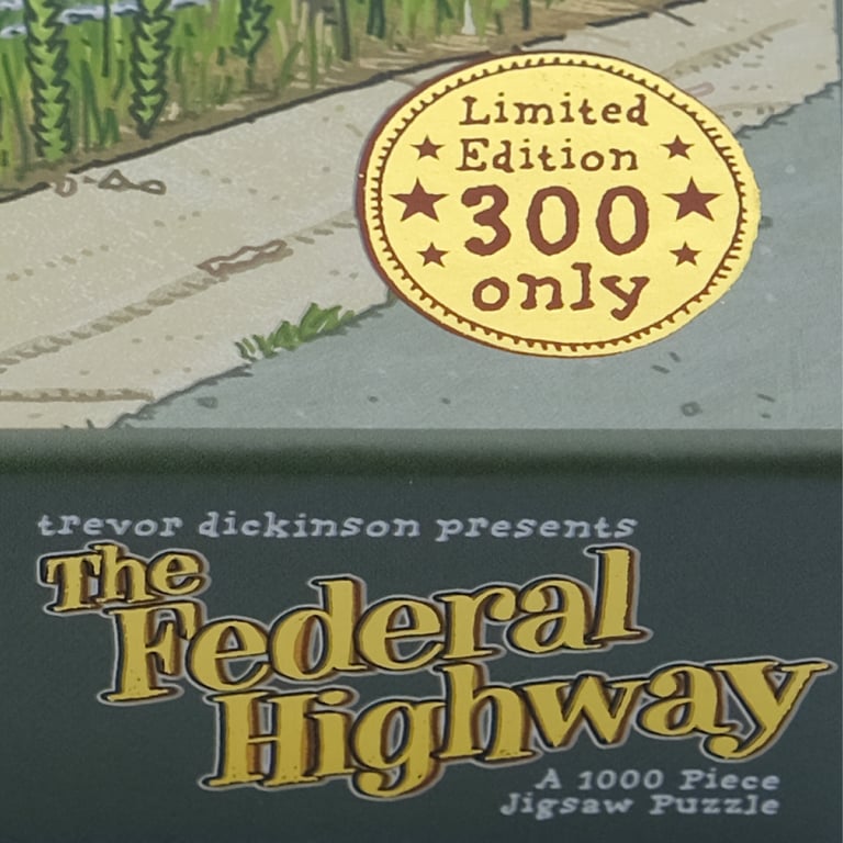 Federal Highway Limited Edition 1000 piece Jigsaw Image 3