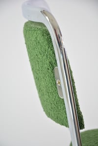 Image 4 of 4 chaises chromé vertes