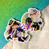 Splatoon 3 Squid Sisters Vinyl Stickers