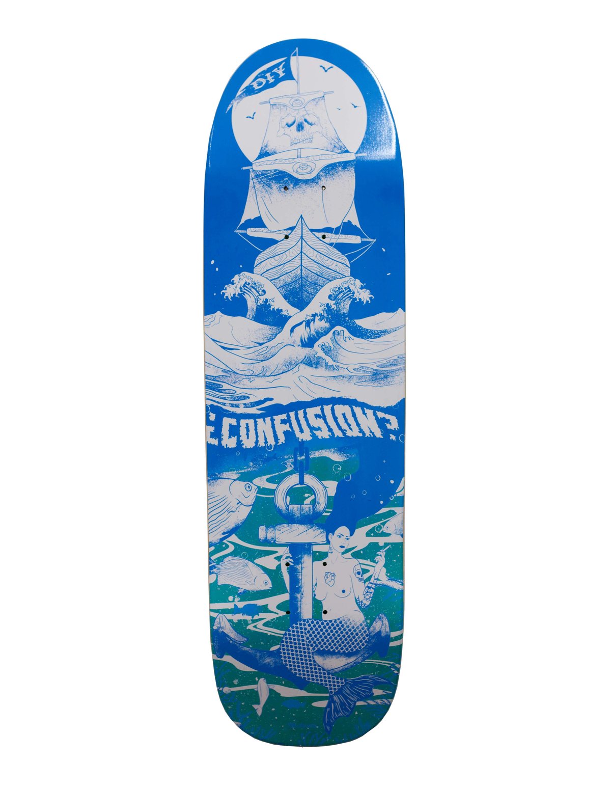 Image of Confusion Mermaid deck (8.5", 9" or 9" shaped)