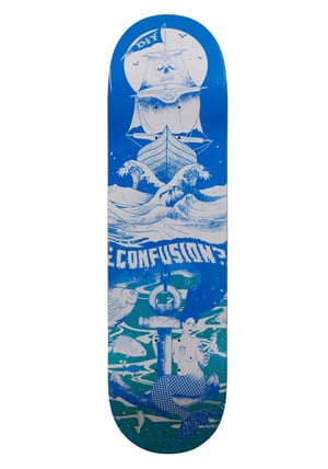 Image of Confusion Mermaid deck (8,5" or 9" popsicle or 9" shaped)