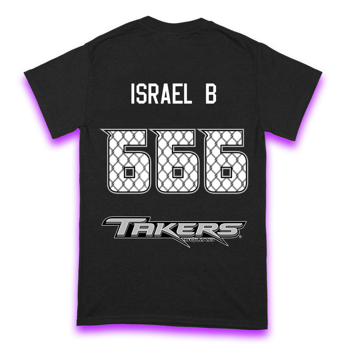 ISRAEL B. - BLACK TEE | Takers Squad