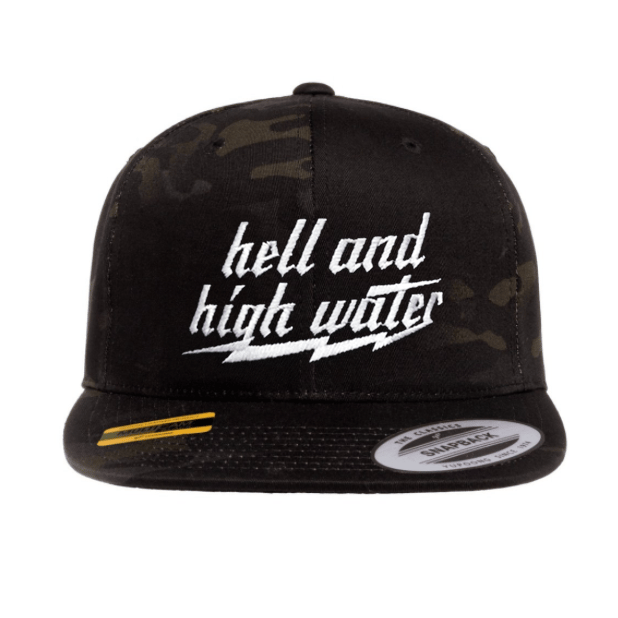 Image of Embroidered Hell and High Water Camo Classic Snapback