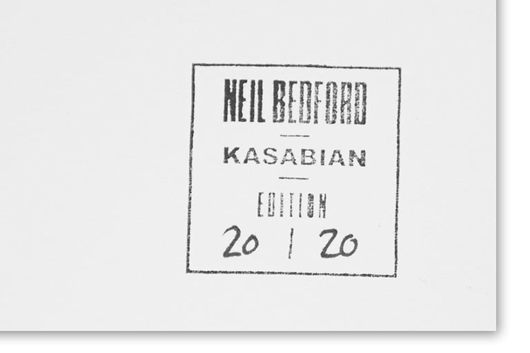 KASABIAN PRESS PORTRAIT | 2021 | *SIGNED AND NUMBERED EDITION* |