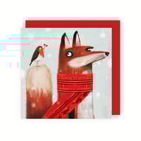 Image 2 of Fox and Robin Card