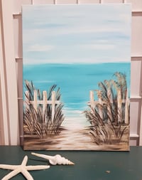 Tranquil Beach - Acrylic Painting Workshop - Boyne Island 11th Dec 2021