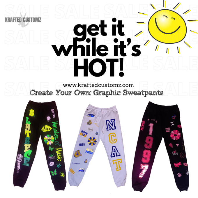 Image of Graphic Sweatpants 
