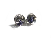 Image of "Golden Anemone" Stud Earrings Small