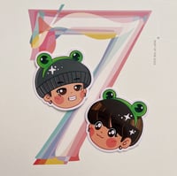 TaeKook Froggies Vinyl Sticker