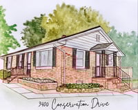 Image 2 of Custom Watercolor House 