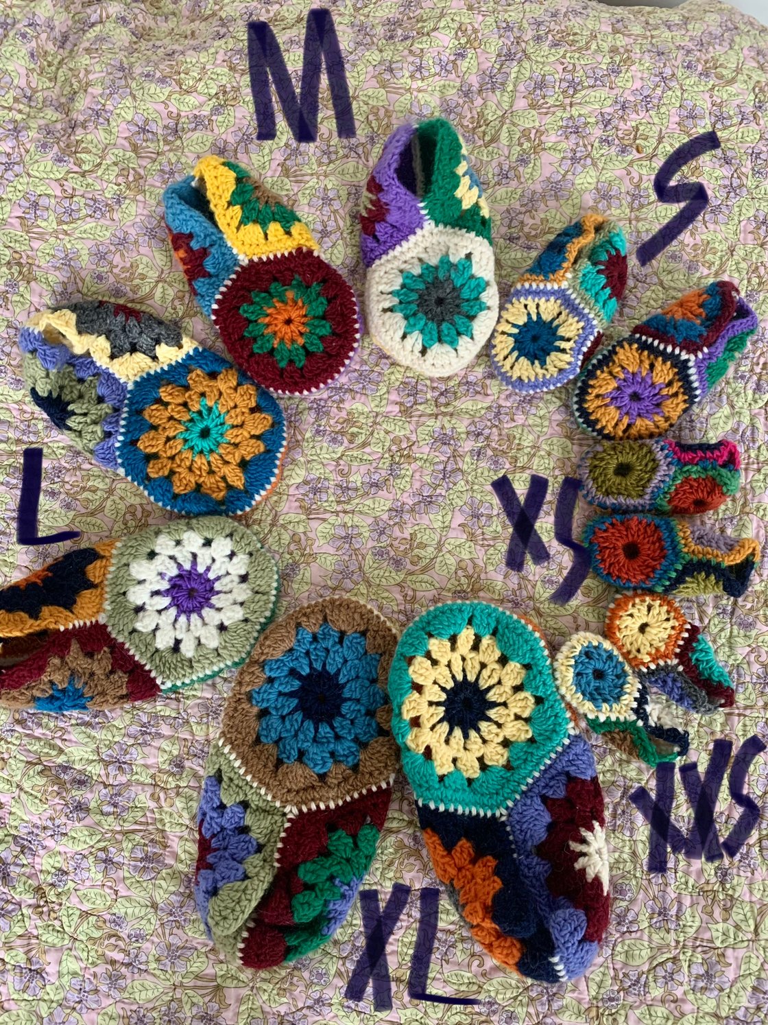 Image of Granny Square Slippers