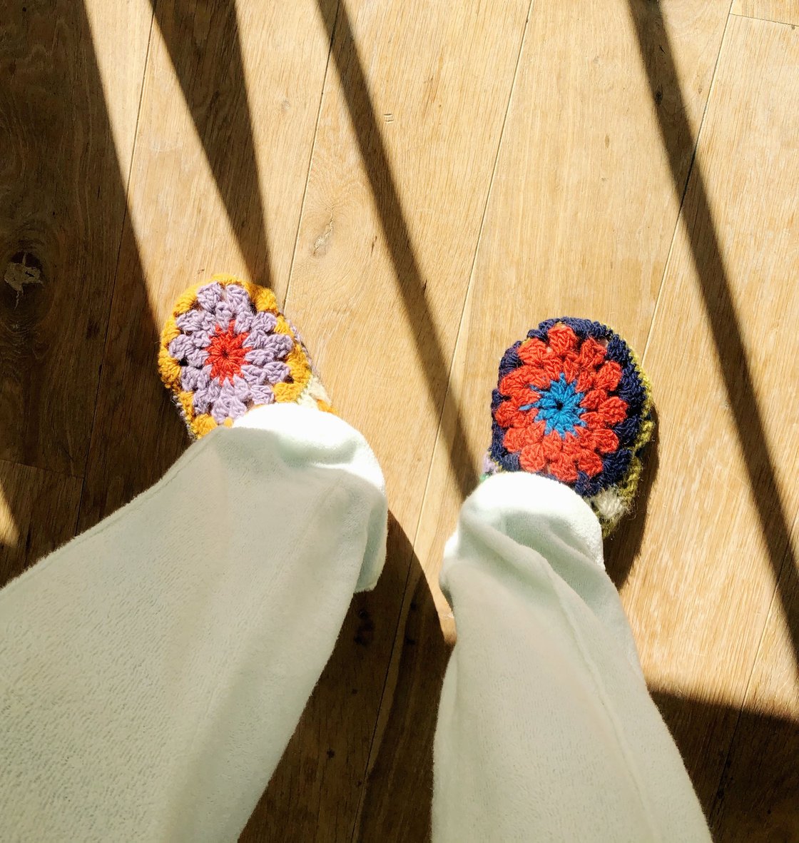 Image of Granny Square Slippers