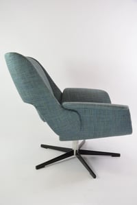 Image 2 of Fauteuil Executive bleu chiné