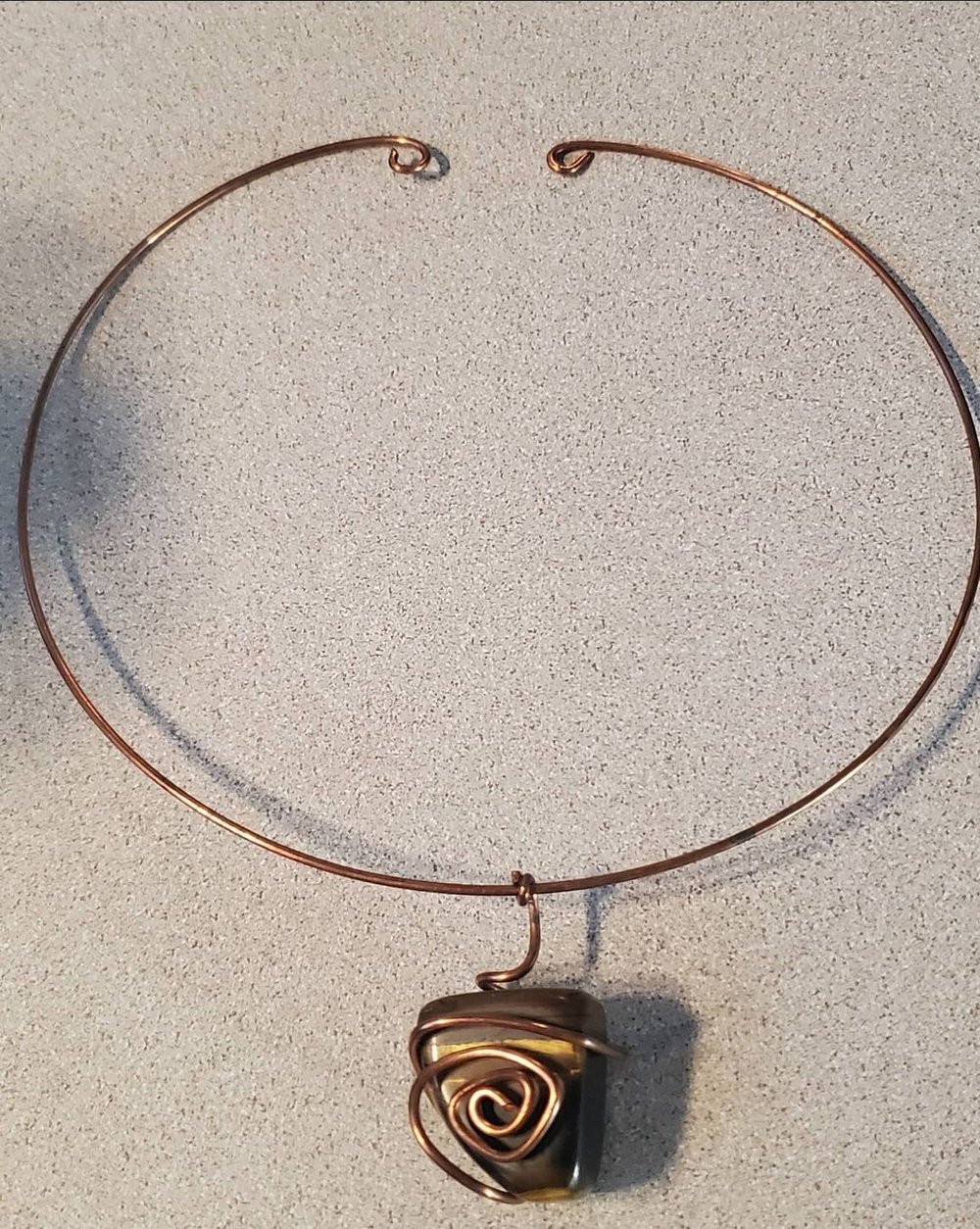 Image of Tiger's eye choker 