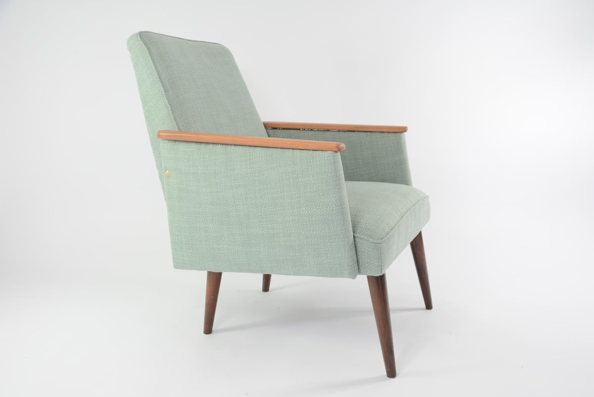 Image of Fauteuils carrés vert mint