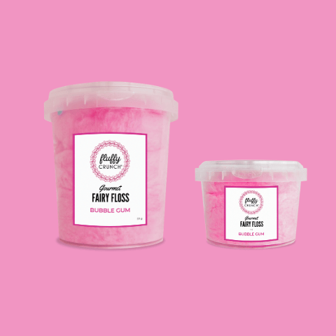 Image of Bubble Gum - Fluffy Crunch Fairy Floss (50g)