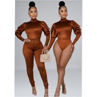Image 1 of Satin girl set