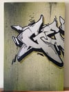 GESER Hand Painted "GE" Wood Panel