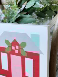 Image 3 of Red House - Christmas Barn Quilts