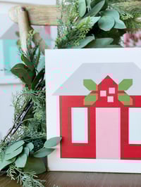 Image 2 of Red House - Christmas Barn Quilts