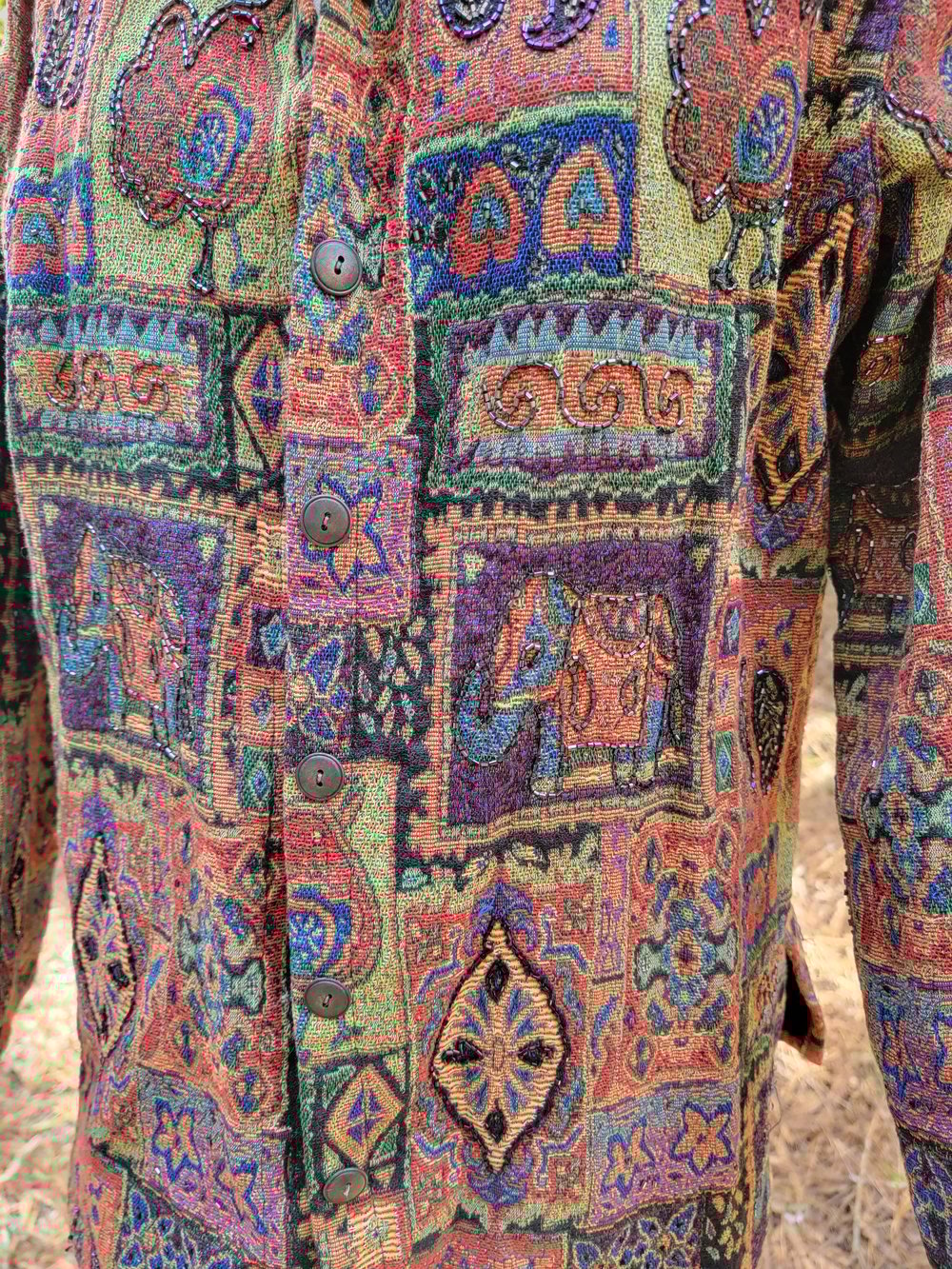 Image of Beaded color blast jacket