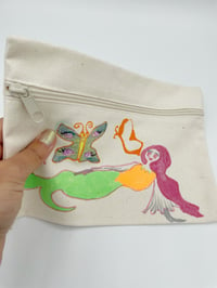 Image 2 of Hand Drawn Cotton Pouches