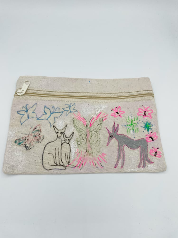 Image of Hand Drawn Pouches 