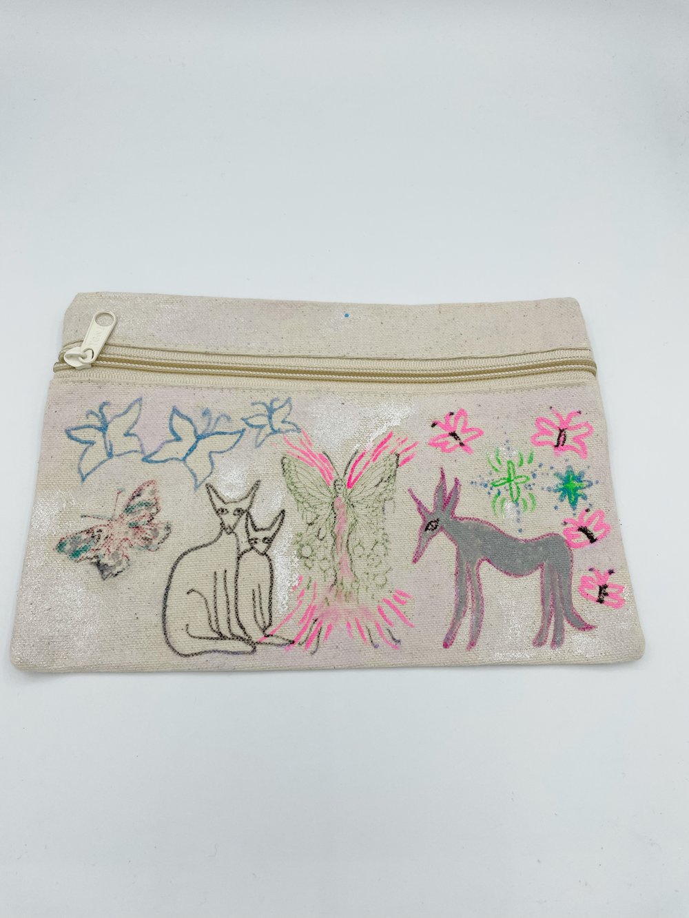 Image of Hand Drawn Pouches 