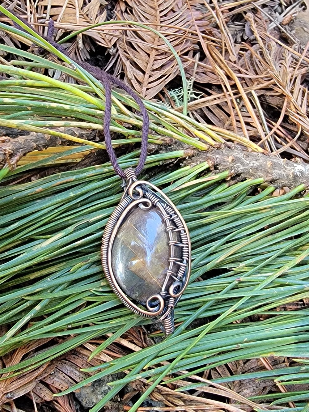 Image of Earth swirl pendant