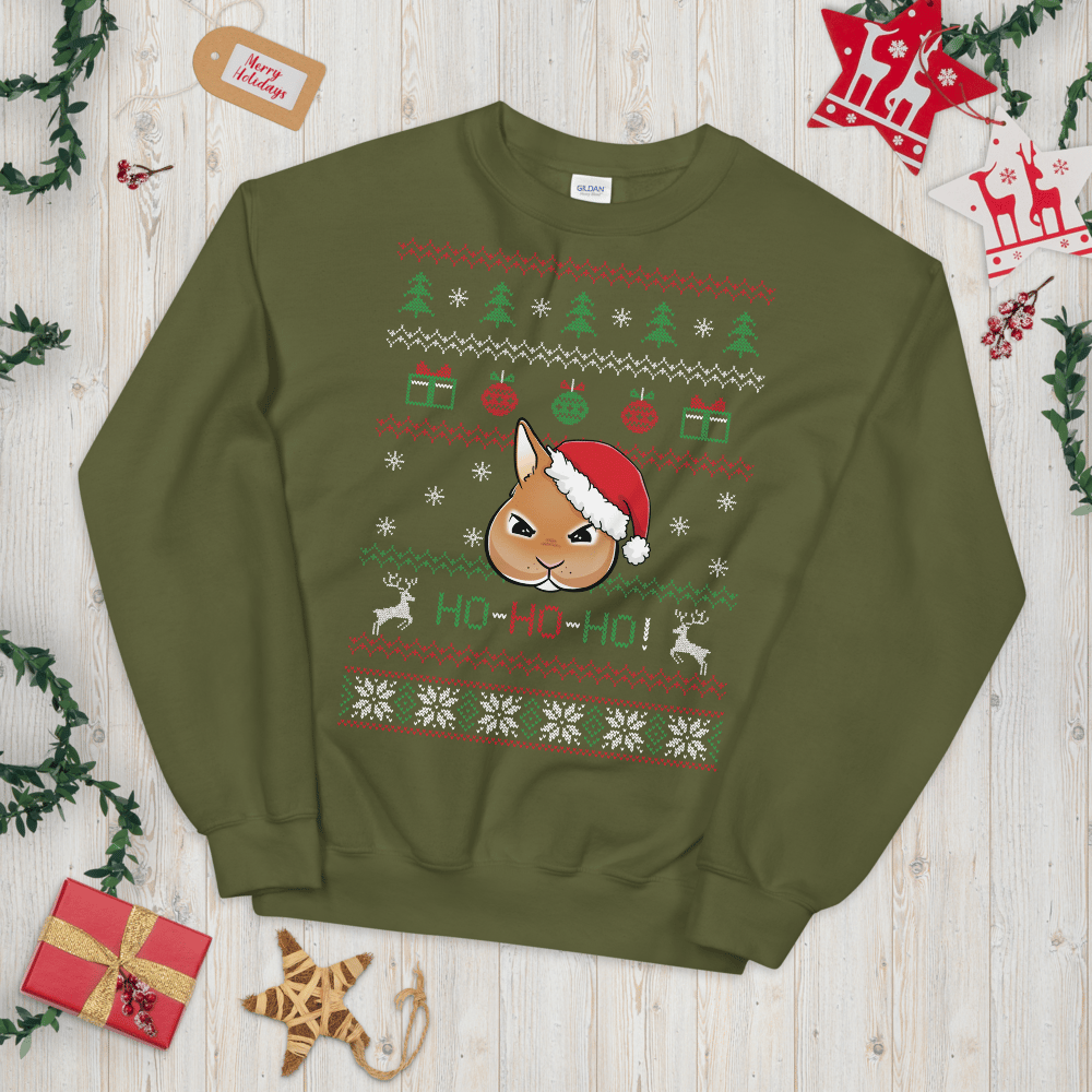 Image of Bollo "Ho-Ho-Ho!" Sweatshirt - Limited Holiday Edition