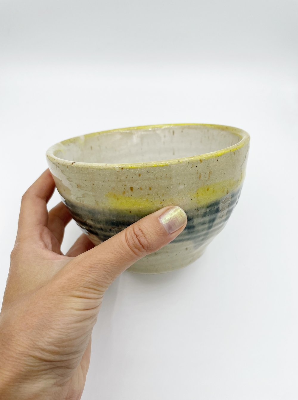 Image of Navy/Yellow Bowl 