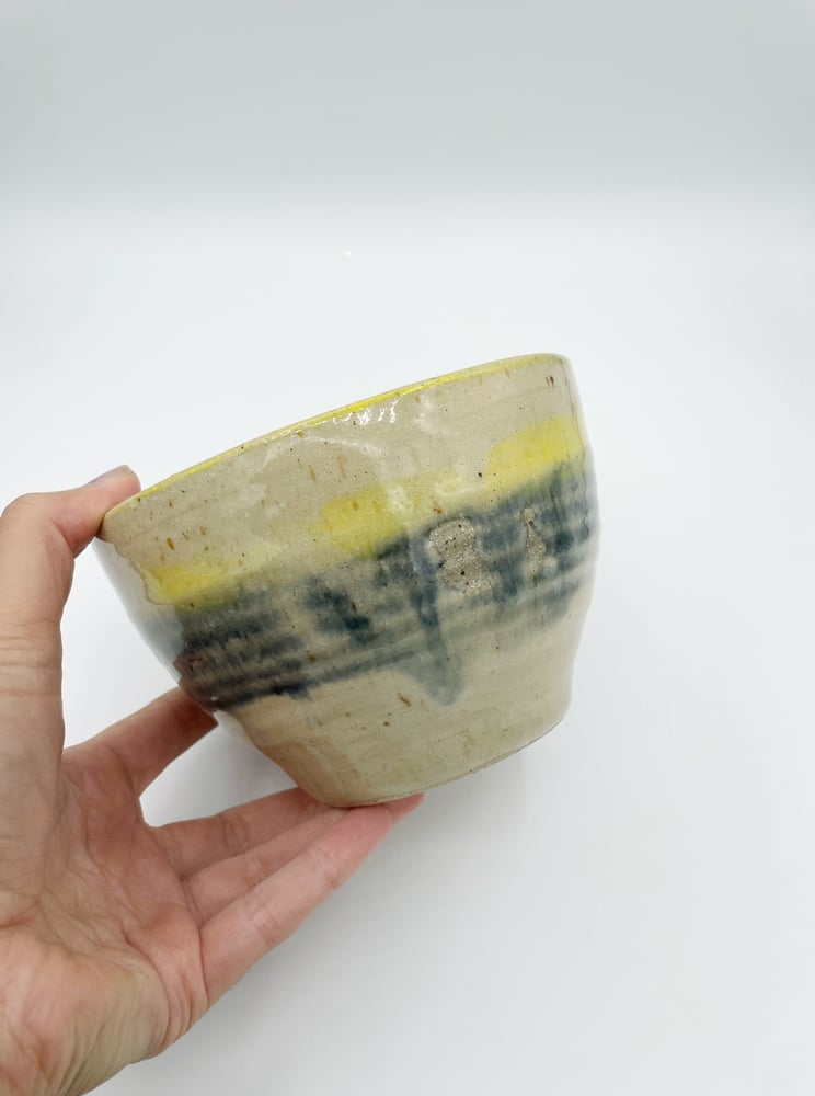 Image of Navy/Yellow Bowl 