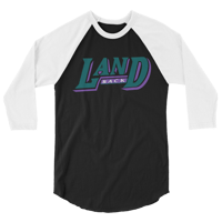 Image 1 of LOWER AZ LanD-Back 3/4 sleeve raglan shirt