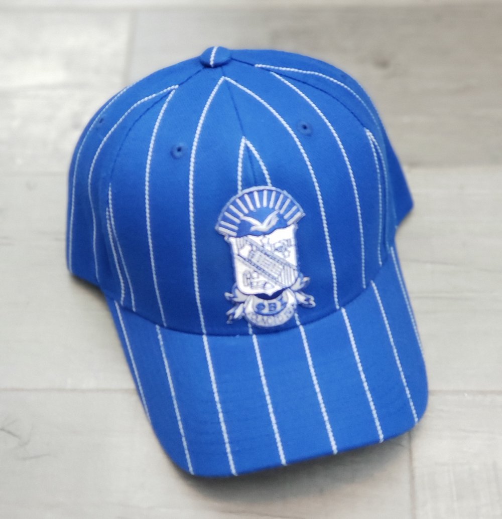 Royal Blue Pinestripe Sigma Cap 