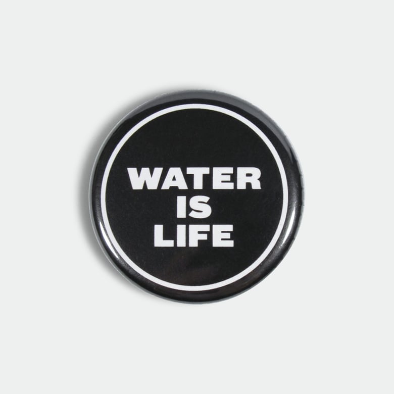 Image of Water Is Life 1.25” pin