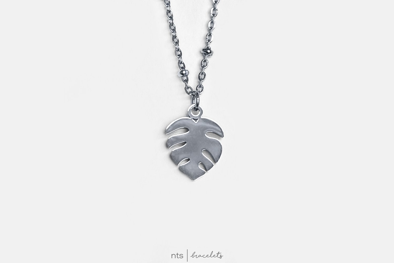 Image of MONSTERA DELICIOSA BALL CHAIN (Limited Edition + Silver)