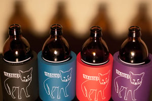 Image of Beer Cozie - Black, Teal, Purple, or Red
