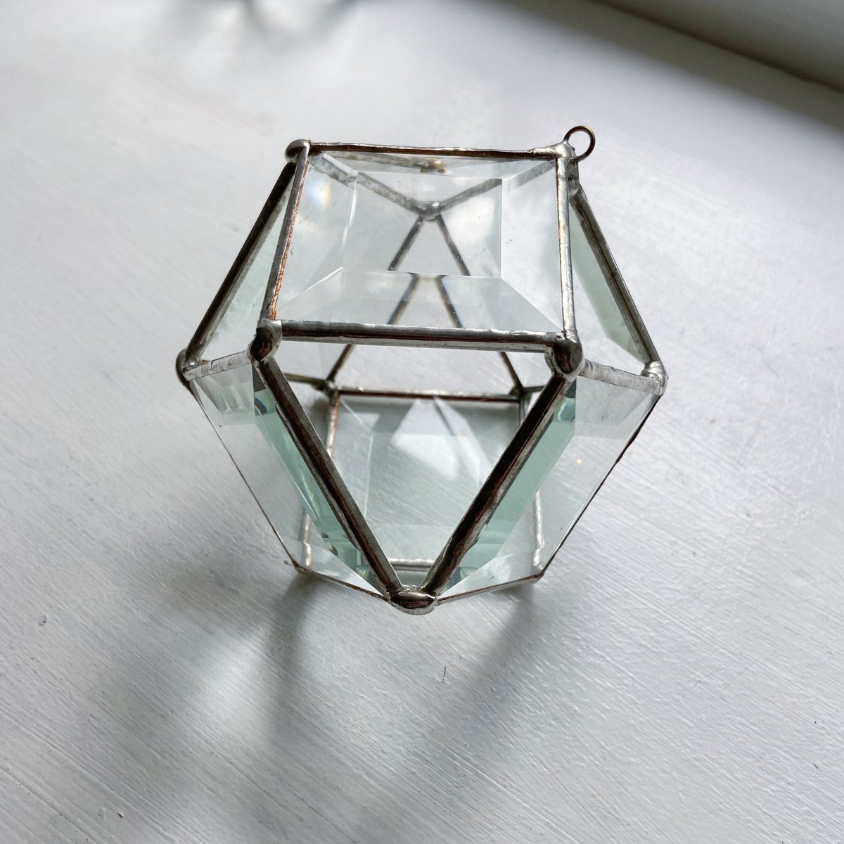 3D Disco Prism Ornaments - Squares / ABJ glassworks