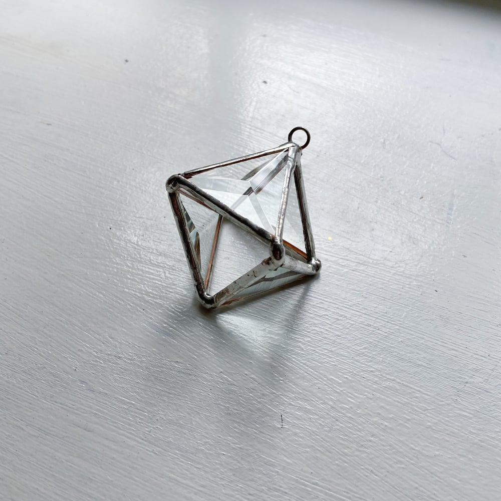 Image of 3D Disco Prism Ornaments - triangles
