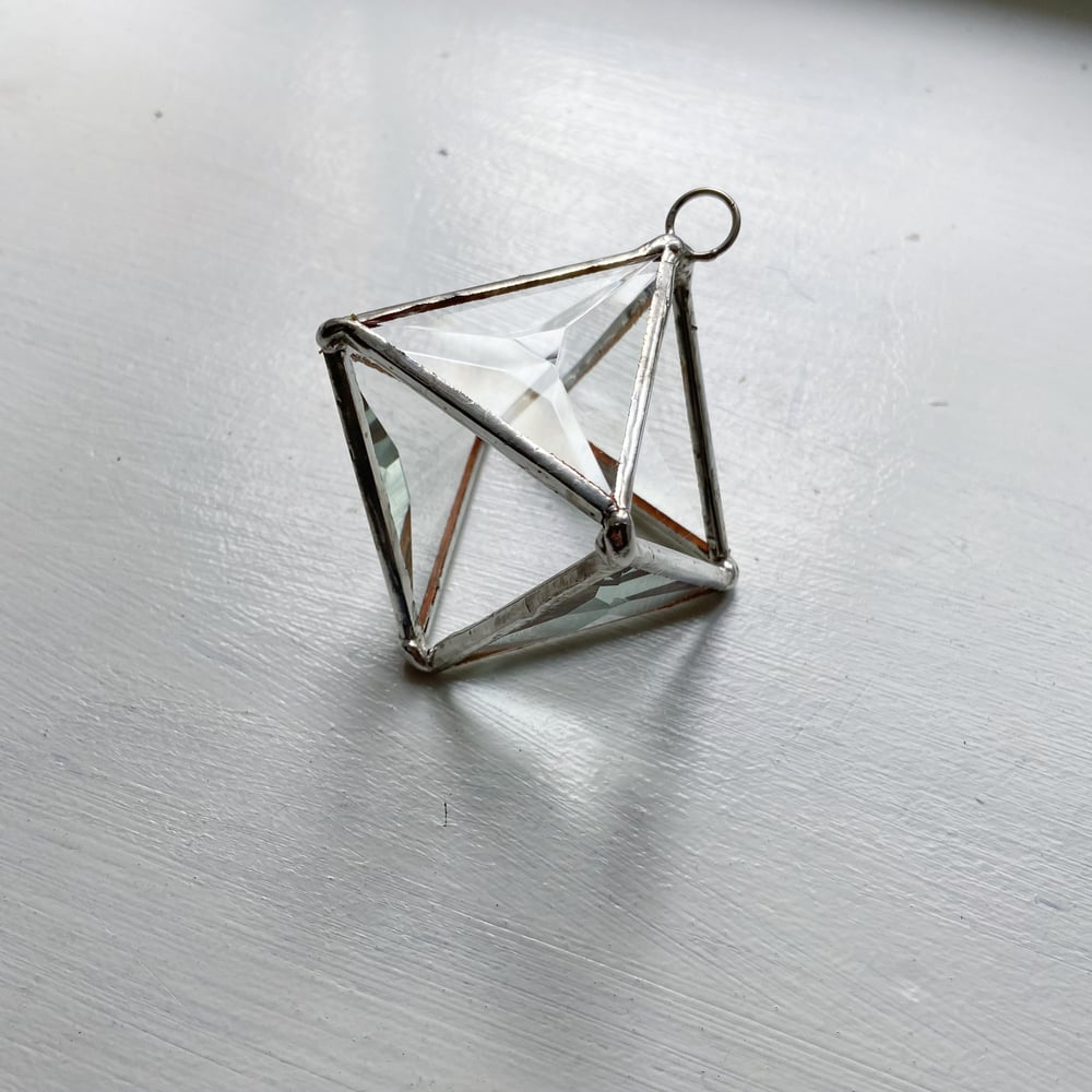 Image of 3D Disco Prism Ornaments - triangles